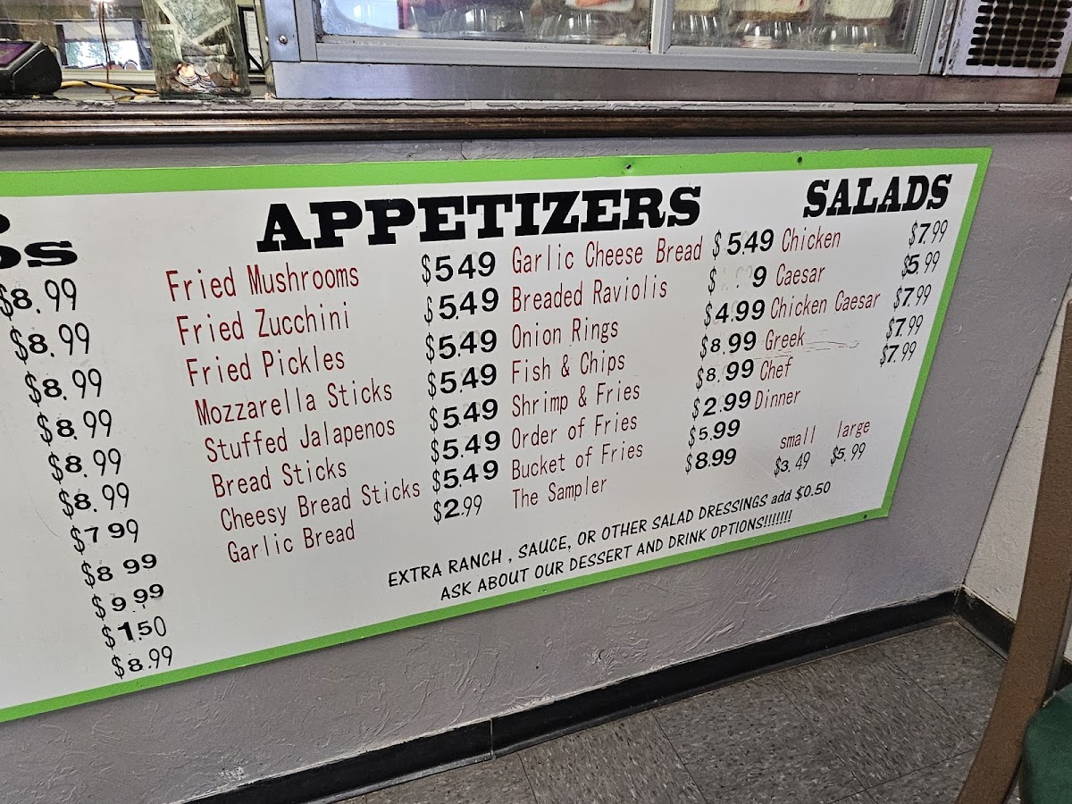 Menu Pizzini's Pizza-3